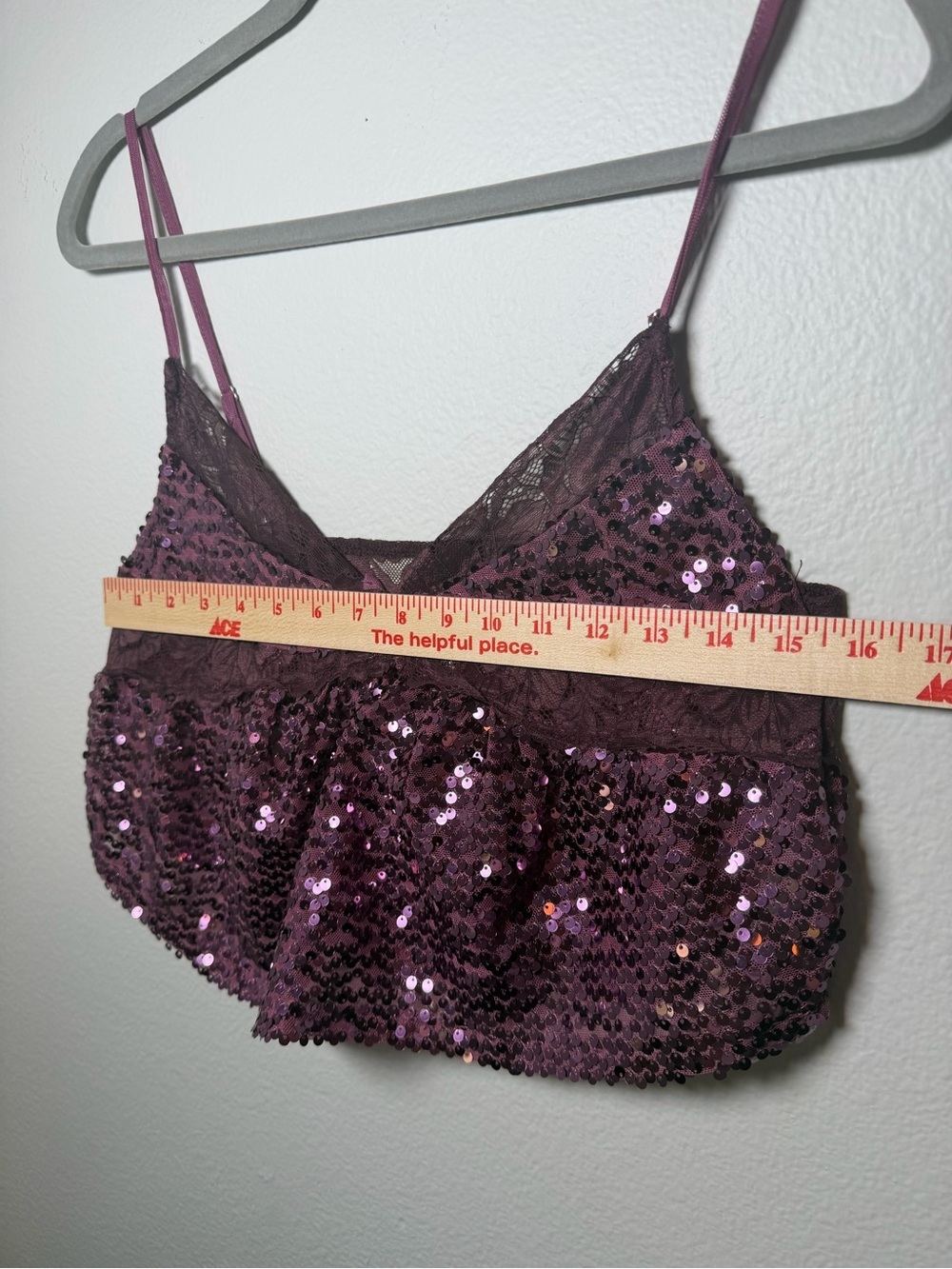 Free People Sequin Lace Cami Tank Top - Right Rhythm Cami - Picture 8 of 8